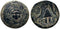 Ancient Macedonian bronze coin of Alexander III The Great