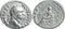 Beautiful Ancient Roman silver denarius of the Emperor Vespasian minted in Rome in 73AD