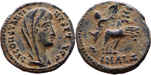 Superb Ancient Roman coin of Constantine I - Hand of God - Minted in Alexandria, Egypt