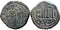 Ancient Byzantine coin of the Emperor Phocas and Leontia AE follis minted in Cyzicus