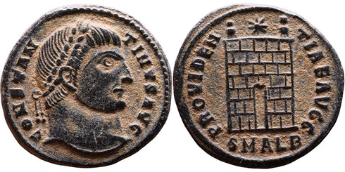 EF+ Ancient Roman coin of Constantine I minted in Alexandria, Egypt - Campgate