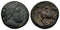 Ancient Greek bronze coin of Philip II of Macedon circa 359-336 BC