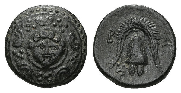 Ancient Greek bronze coin of Philip III Arrhidaios minted in Salamis 323-317 BC
