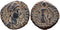 Ancient Roman coin of the Emperor Theodosius I minted in Antioch