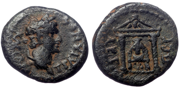 Ancient Roman Provincial Coin of the Emperor Trajan minted in Perge, Pamphylia