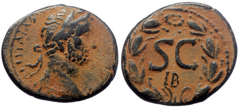 Large Ancient Roman Provincial coin of the Emperor Hadrian minted in Antioch