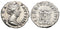 Ancient Roman silver coin of Faustina I minted in Rome in 150 AD