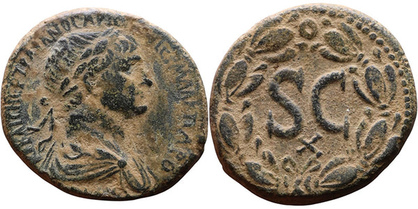 Ancient Roman Provincial Coin of the Emperor Trajan minted in Antioch, Syria