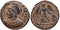 Ancient Roman coin City Commemorative struck during the reign of Constantine I - Rome Mint