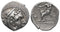 VF+ Ancient Greek silver coin struck in the names and types of Alexander III The Great Struck circa in 290-275 BC