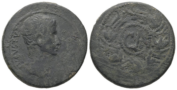 Ancient Roman Provincial coin of the Roman Emperor Augustus 27 BC-14 AD