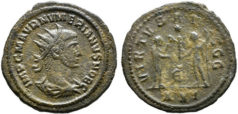 Ancient Roman coin of Numerian as Caesar minted in Antioch