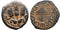 Ancient Judean coin AE Prutah of Agrippa I minted in Jerusalem
