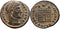 EF Ancient Roman coin of Constantine I minted in Thessalonica - PROVIDENTIAE AVGG - Campgate with 6 levels