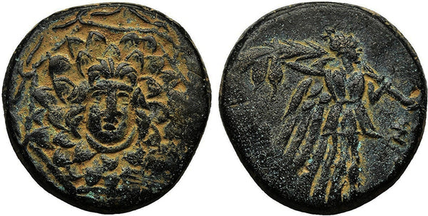 Ancient Greek coin from Pontos, Amisos. Time of Mithradates VI Eupator 105-63 BC