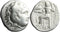 Ancient Greek silver coin struck in the names and types of Alexander III The Great of Macedon - Lampsakos Mint