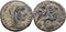 Ancient Roman coin of Constantine I the Great reaching for the Hand of God
