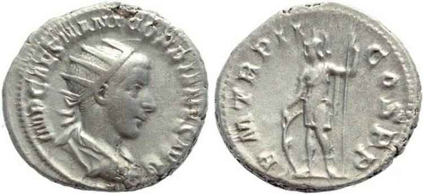 Gordian III AR silver antoninianus - PM TR P II COS PP