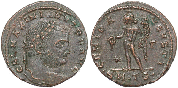 Roman coin of Galerius - GENIO AVGVSTI - Thessalonica