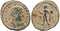 Ancient Roman coin of Constantine I - SOLI INVICTO COMITI