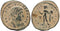 Ancient Roman coin of Constantine I - SOLI INVICTO COMITI