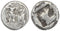 Ancient Greek silver coin from the Thraco-Macedonian Region, Siris AR Stater