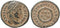 Roman coin of Constantine I - DN CONSTANTINI MAX AVG VOT XX - Ticinum