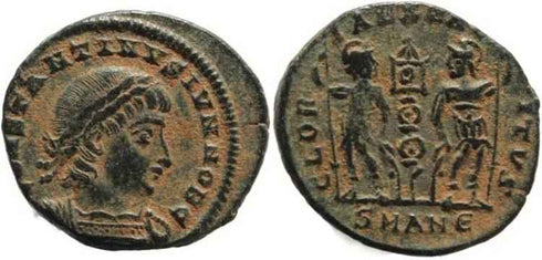 Constantine II - GLORIA EXERCITVS - Antioch Mint