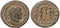 Roman coin of Galerius - CONCORDIA MILITVM
