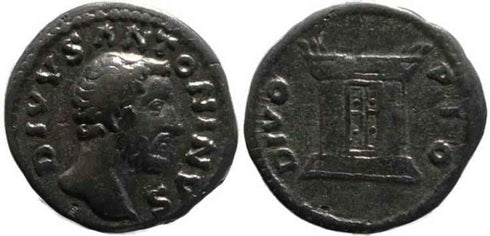 Antoninus Pius AR denarius - DIVO PIO