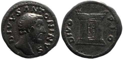 Antoninus Pius AR denarius - DIVO PIO