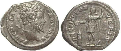 Roman coin of Septimius Severus - RESTITVTOR VRBIS