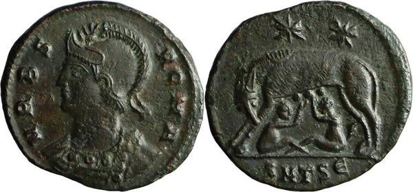 Ancient Roman coin - Commemorative Coin - Wolf and Twins minted in Thessalonica