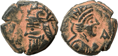 Ancient Archaemenid Kings Vologases IV circa 147–191 AD minted in Seleukeia