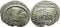 Ancient Archaemenid Kings silver drachm of Artabanus II or Artabanus III minted in Ecbatana