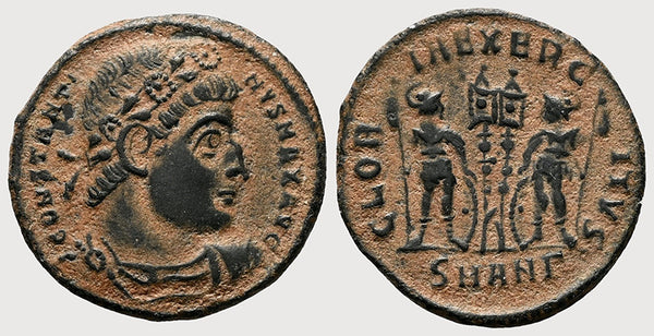 Ancient Roman coin of Constantine I The Great minted in Antioch