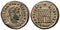 VF++ Ancient Roman coin of Constantine II minted in Nicomedia - GLORIA EXERCITVS