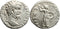 Ancient Roman silver denarius of the Emperor Septimius Severus - blundered legend