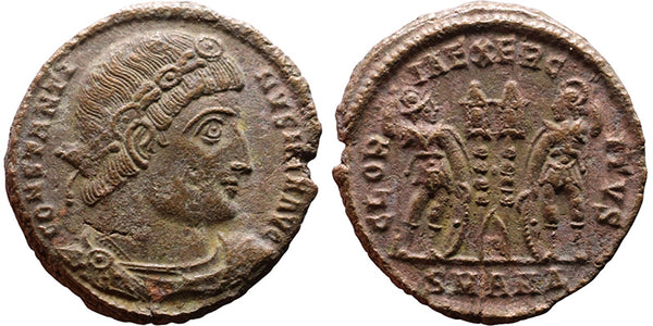 Ancient Roman coin of Constantine I The Great minted in Antioch