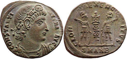 EF+ Ancient Roman coin of Constantine I The Great minted in Antioch