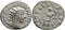 Ancient Roman silver coin of the Emperor Gordian III as Augustus minted in Rome