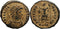 Ancient Roman coin of the Emperor Gratian as Augustus - VIRTVS ROMANORVM