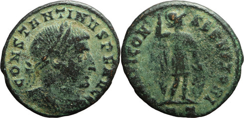 Ancient Roman coin of Constantine I as Augustus - MARTI CONSERVATORI