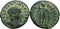Ancient Roman coin of Constantine I as Augustus - MARTI CONSERVATORI