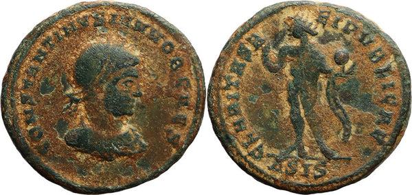 Ancient Roman coin of Constantine II as Caesar minted in Siscia