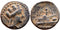 Ancient Phoenician bronze coin minted in Arados circa 176-115 BC