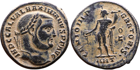 VF++++ Ancient Roman coin of Galerius as Augustus minted in Antioch