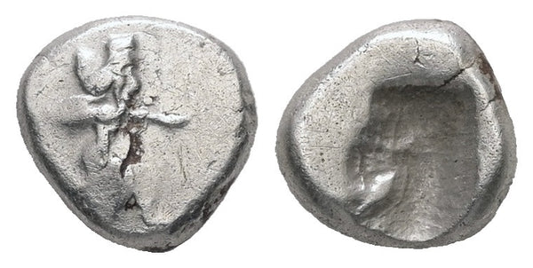Ancient Persian silver coin - Time of Darius I to Xerxes I (505-480BC) minted in Sardes, Lydia