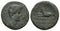 Ancient Roman coin of the Emperor Caligula 37-41 AD minted in Philadelphia, Lydia