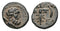 Ancient Greek coin from Pisidia, Selge circa 100 BC - Herakles and Thunderbolt